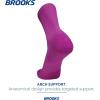 imageBrooks Ghost Crew Socks I Performance Running Cushioned Socks with Arch Support for Men ampamp WomenMagentaBr Crew