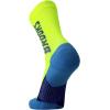 imageBrooks Ghost Crew Socks I Performance Running Cushioned Socks with Arch Support for Men ampamp WomenNeon YellowBr Crew