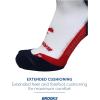 imageBrooks Ghost Crew Socks I Performance Running Cushioned Socks with Arch Support for Men ampamp WomenTexas23