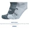 imageBrooks Ghost Lite Crew Socks I Performance Running Comfort Fit with Arch Support for Men ampamp Women 2Pack SetStorm  Smoke