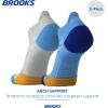 imageBrooks Ghost Lite No Show Socks I Performance Running Comfort Fit with Arch Support for Men ampamp Women 2Pack SetBluePeacoat  Light GreyBlue