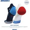 imageBrooks Ghost Lite No Show Socks I Performance Running Comfort Fit with Arch Support for Men ampamp Women 2Pack SetNavyWhite Run Usa 24