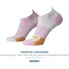 imageBrooks Ghost Lite No Show Socks I Performance Running Comfort Fit with Arch Support for Men ampamp Women 2Pack SetQuartzWhite  WhiteQuartz