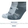 imageBrooks Ghost Lite No Show Socks I Performance Running Comfort Fit with Arch Support for Men ampamp Women 2Pack SetStorm  Smoke