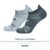 imageBrooks Ghost Lite No Show Socks I Performance Running Comfort Fit with Arch Support for Men ampamp Women 2Pack SetStorm  Smoke
