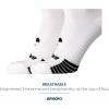 imageBrooks Ghost Lite Quarter Socks I Performance Running Comfort Fit with Arch Support for Men ampamp Women 2Pack SetWhite