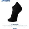 imageBrooks Ghost No Show Socks I Performance Running Low Profile Socks with Arch Support for Men ampamp WomenBlack