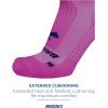 imageBrooks Ghost No Show Socks I Performance Running Low Profile Socks with Arch Support for Men ampamp WomenMagenta