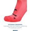 imageBrooks Ghost No Show Socks I Performance Running Low Profile Socks with Arch Support for Men ampamp WomenNeo Cayenne