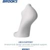 imageBrooks Ghost No Show Socks I Performance Running Low Profile Socks with Arch Support for Men ampamp WomenWhite