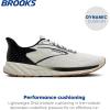 imageBrooks Mens Anthem 7 Neutral Running ShoeWhiteBlackTan