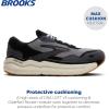 imageBrooks Mens Ghost Max SuedeLeather Neutral Running ampamp Walking ShoeBlackPrimerBiscuit