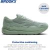imageBrooks Mens Ghost Max SuedeLeather Neutral Running ampamp Walking ShoeGreenSea