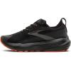 imageBrooks Mens Glycerin 22 Neutral Running ShoeBlackOrange