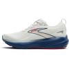 imageBrooks Mens Glycerin 22 Neutral Running ShoeGrayNavy PeonyFiery Red