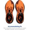 imageBrooks Mens Glycerin 22 Neutral Running ShoeOrangeBlack