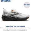 imageBrooks Mens Glycerin 22 Neutral Running ShoeWhiteGreyBlack