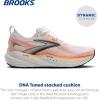imageBrooks Mens Glycerin 22 Neutral Running ShoeWhiteOrangeGreen Blue Slate
