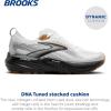 imageBrooks Mens Glycerin GTS 22 Supportive Running ShoeWhiteGreyBlack