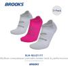 imageBrooks RunIn No Show Socks I Men ampamp Women Performance Athletic Running Socks I Comfort Fit 3Pack SetLt GreyPinkLt Grey
