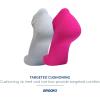 imageBrooks RunIn No Show Socks I Men ampamp Women Performance Athletic Running Socks I Comfort Fit 3Pack SetLt GreyPinkLt Grey