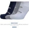 imageBrooks RunIn No Show Socks I Men ampamp Women Performance Athletic Running Socks I Comfort Fit 3Pack SetNavyAsphaltLt Grey