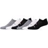 imageBrooks RunIn No Show Socks I Men ampamp Women Performance Athletic Running Socks I Comfort Fit 6Pack SetAsphaltWhiteBlack