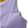 imageBrooks Womens 3 Pocket Sports Bra for Running Workouts ampamp SportsGolden HourViolet Dash
