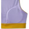imageBrooks Womens 3 Pocket Sports Bra for Running Workouts ampamp SportsGolden HourViolet Dash