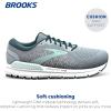imageBrooks Womens Addiction GTS 15 Supportive Running ShoeGreyNavyAqua