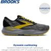 imageBrooks Womens Adrenaline GTS 24 Supportive Running ShoeAlloyBlackCyber