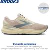 imageBrooks Womens Adrenaline GTS 24 Supportive Running ShoeAlmondPeachBlue