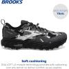 imageBrooks Womens Cascadia 17 GTX Waterproof Trail Running ShoeBlackEbonyOyster