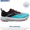 imageBrooks Womens Cascadia 17 GTX Waterproof Trail Running ShoeBluefishBlackDiva Pink
