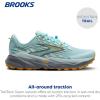 imageBrooks Womens Cascadia 19 SneakerClearwaterPrimer GreyApricot