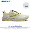 imageBrooks Womens Cascadia 19 SneakerCoconutMisty BlueEbony