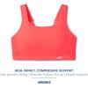 imageBrooks Womens Convertible 20 Sports Bra for High Impact Running Workouts and Sports with Maximum SupportNeo Cayenne