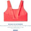 imageBrooks Womens Convertible 20 Sports Bra for High Impact Running Workouts and Sports with Maximum SupportNeo Cayenne
