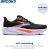 imageBrooks Womens Ghost 17 Neutral Running ShoeBlackPurpleCoral