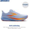 imageBrooks Womens Ghost 17 Neutral Running ShoeBlue HeronWhiteOrange