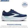 imageBrooks Womens Ghost Max 3 Neutral Running ampamp Walking ShoeNavyPeacoatClearwater