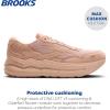 imageBrooks Womens Ghost Max SuedeLeather Neutral Running ampamp Walking ShoeRoseTuscany