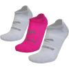 imageBrooks RunIn No Show Socks I Men ampamp Women Performance Athletic Running Socks I Comfort Fit 3Pack SetLt GreyPinkLt Grey