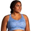 imageBrooks Womens Racerback 20 Sports Bra for High Impact Running Workouts ampamp Sports with Maximum SupportBlue Lavender Terrain Print