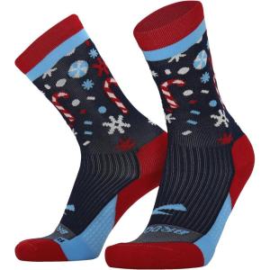 imageBrooks Ghost Crew Socks I Performance Running Cushioned Socks with Arch Support for Men ampamp WomenNavyRun Merry 23