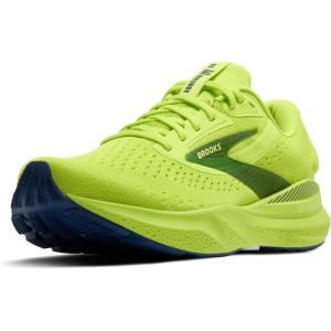 imageBrooks Mens Adrenaline GTS 24 Supportive Running ShoeAcid LimeSunny LimeNavy