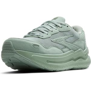 imageBrooks Mens Ghost Max SuedeLeather Neutral Running ampamp Walking ShoeGreenSea