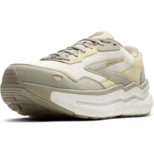 imageBrooks Mens Ghost Max SuedeLeather Neutral Running ampamp Walking ShoeLondonfogGreen HazeCoconut