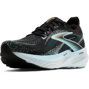 imageBrooks Mens Glycerin 22 Neutral Running ShoeBlackAtomizerBlazing Orange