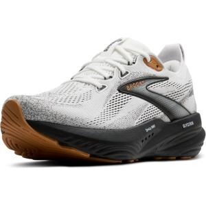 imageBrooks Mens Glycerin 22 Neutral Running ShoeWhiteGreyBlack